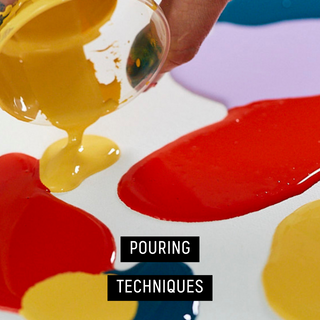 Pouring techniques with Liquitex Mediums