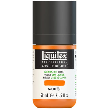 LQX ACRYLIC GOUACHE 59ML 892 CADMIUM-FREE ORANGE 887452999492