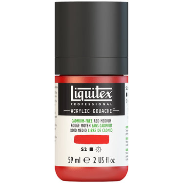 LQX ACRYLIC GOUACHE 59ML 894 CADMIUM-FREE RED MEDIUM 887452999508