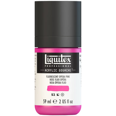 LQX ACRYLIC GOUACHE 59ML 987 FLUORESCENT OPERA PINK 887452999805