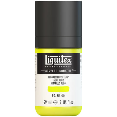 LQX ACRYLIC GOUACHE 59ML 981 FLUORESCENT YELLOW 887452999812