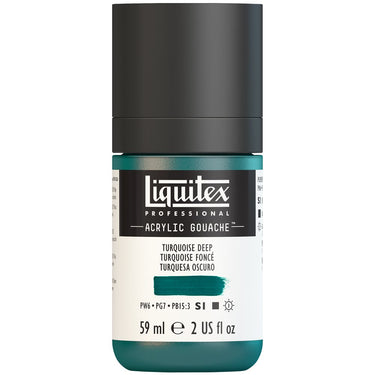 LQX ACRYLIC GOUACHE 59ML 561 TURQUOISE DEEP 887452999720