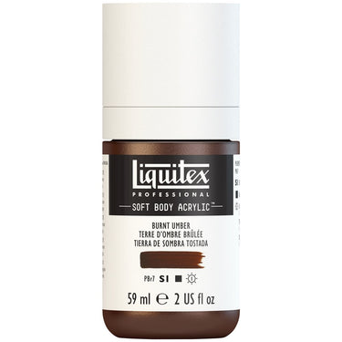 LQX SOFT BODY ACRYLIC 59ML 128 BURNT UMBER 887452997733