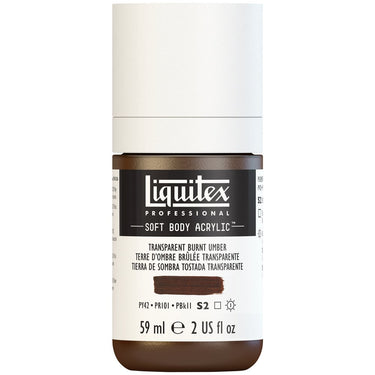 LQX SOFT BODY ACRYLIC 59ML 130 TRANSPARENT BURNT UMBER 887452998457