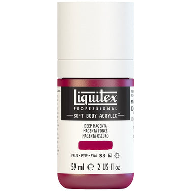 LQX SOFT BODY ACRYLIC 59ML 300 DEEP MAGENTA 887452997894