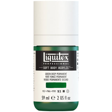 LQX SOFT BODY ACRYLIC 59ML 350 GREEN DEEP PERMANENT 887452997887