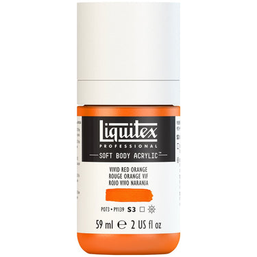 LQX SOFT BODY ACRYLIC 59ML 620 VIVID RED ORANGE 887452998563