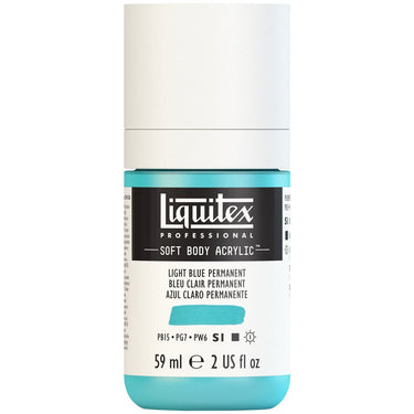 LQX SOFT BODY ACRYLIC 59ML 770 LIGHT BLUE PERMANENT 887452998129