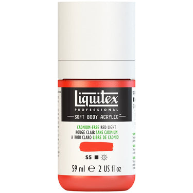 LQX SOFT BODY ACRYLIC 59ML 893 CADMIUM-FREE RED LIGHT 887452997788