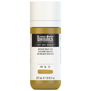 LQX SOFT BODY ACRYLIC 237ML 234 IRIDESCENT BRIGHT GOLD 887452998778