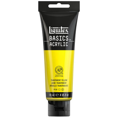 LQX BASICS ACRYLIC 118ML 045 TRANSPARENT YELLOW 887452031147