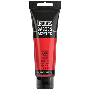 LQX BASICS ACRYLIC 118ML 321 PYRROLE RED 887452031130