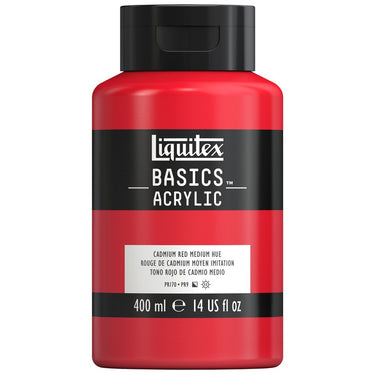 LQX BASICS ACRYLIC 400ML 151 CADMIUM RED MEDIUM HUE 887452031574