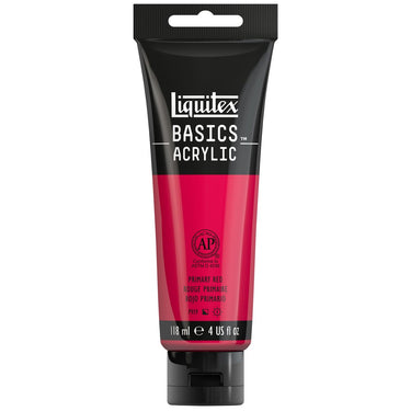 LQX BASICS ACRYLIC 118ML 415 PRIMARY RED 094376931235