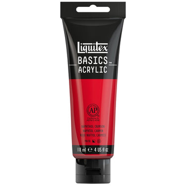 LQX BASICS ACRYLIC 118ML 292 NAPHTHOL CRIMSON 094376932959