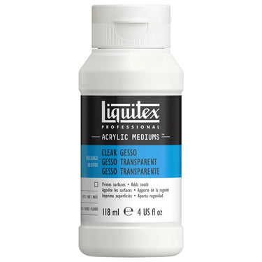 LQX ACRYLIC MEDIUMS 118ML CLEAR GESSO 094376931655