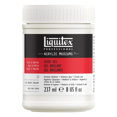 LQX ACRYLIC MEDIUMS 237ML GLOSS GEL 094376924183