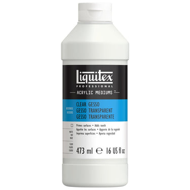 LQX ACRYLIC MEDIUMS 473ML CLEAR GESSO 094376931679