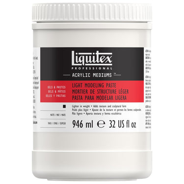 LQX ACRYLIC MEDIUMS 946ML LIGHT MODELING PASTE 094376931716