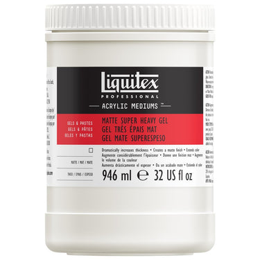 LQX ACRYLIC MEDIUMS 946ML MATTE SUPER HEAVY GEL 094376945812