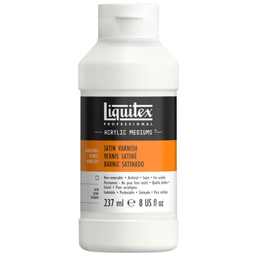 LQX ACRYLIC MEDIUMS 237ML SATIN VARNISH 094376945690