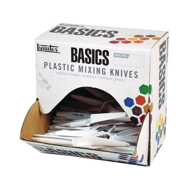 LQX PLASTIC MIXING KNIVES - BOX OF 72