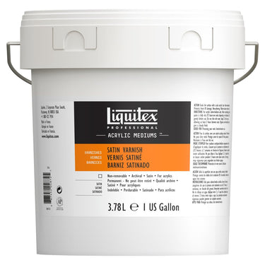 LQX ACRYLIC MEDIUMS 3.78L SATIN VARNISH 887452048725