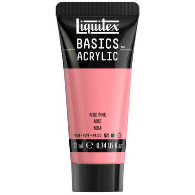 Basics Acrylic Color - Rose Pink