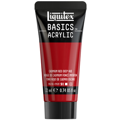 Basics Acrylic Color - Cadmium Red Deep Hue