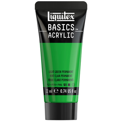 Basics Acrylic Color - Light Green Permanent