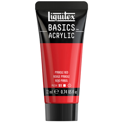 Basics Acrylic Color - Pyrrole Red
