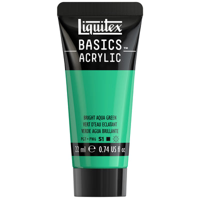 Basics Acrylic Color - Bright Aqua Green