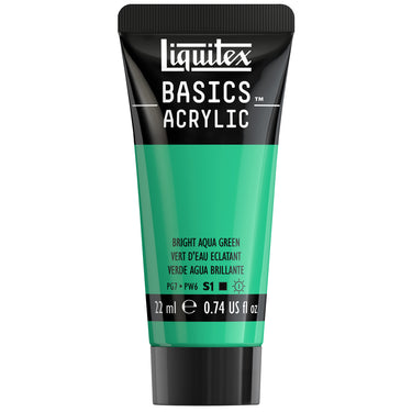 Basics Acrylic Color - Bright Aqua Green