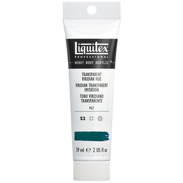 Professional Heavy Body Acrylic - Transparent Viridian Hue