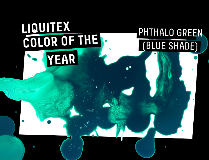 LIQUITEX COLOR OF THE YEAR PHTHALO GREEN (BLUE SHADE)
