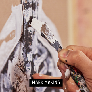 Mark making with artist Gian Galang