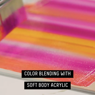 color blending with soft body acrylic