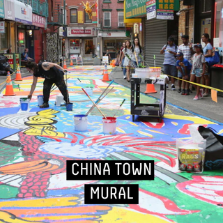 China Town Mural, NYC, USA