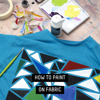 how to paint on fabric