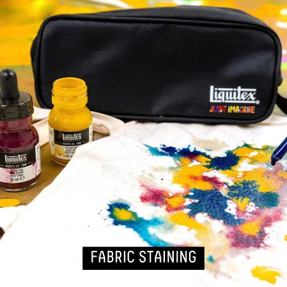 Fabric Staining with Acrylic Ink (WWYC)