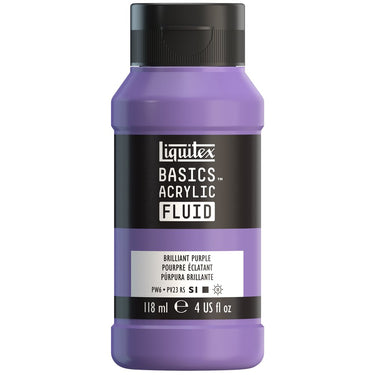 LQX BASICS FLUID ACRYLIC 118ML BRILLIANT PURPLE 887452055945 [NA]