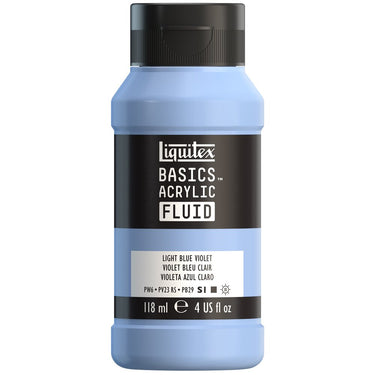 LQX BASICS FLUID ACRYLIC 118ML LIGHT BLUE VIOLET 887452055969 [NA]