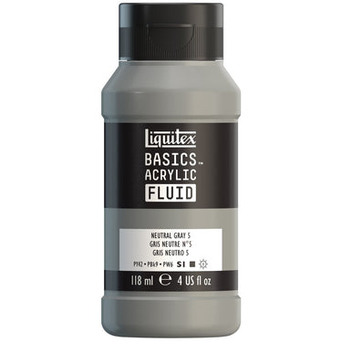 LQX BASICS FLUID ACRYLIC 118ML NEUTRAL GRAY 5 887452056140 [NA]