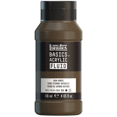 LQX BASICS FLUID ACRYLIC 118ML RAW UMBER 887452056096 [NA]
