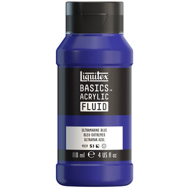 LQX BASICS FLUID ACRYLIC 118ML ULTRAMARINE BLUE 887452055976 [NA]