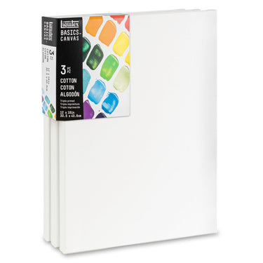 887452048367 - LQX BASICS CANVAS 12X16IN X3 [FRONT]