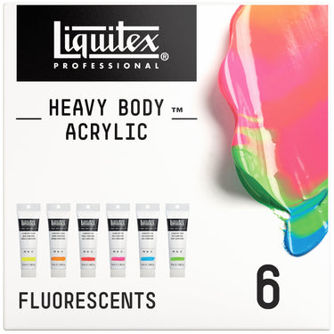 Heavy Body Acrylic Set - 6x59ml - Fluorescents