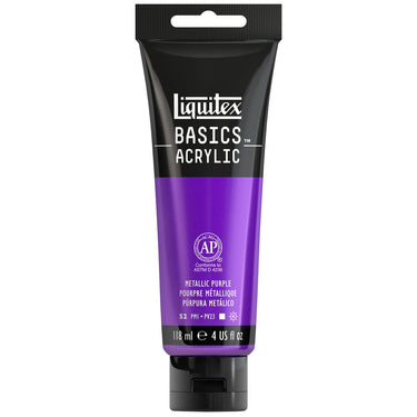 LQX BASICS ACRYLIC 118ML 340 METALLIC PURPLE 887452064527