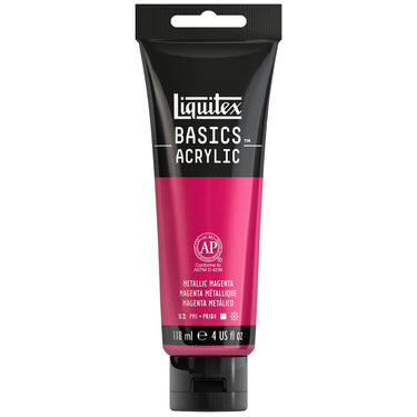 LQX BASICS ACRYLIC 118ML 342 METALLIC MAGENTA 887452064510