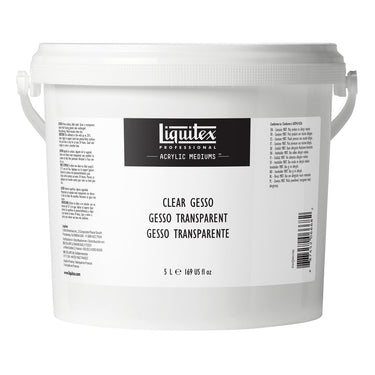 LQX ACRYLIC MEDIUMS 5L CLEAR GESSO 887452066682